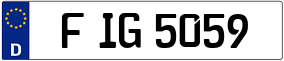 Truck License Plate